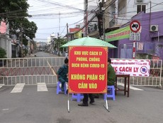 Phong tỏa tuyến đường có gần 200 hộ dân ở Đồng Nai do COVID-19