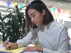 Video: Hoa hậu Đỗ Mỹ Linh đăng ký hiến tạng
