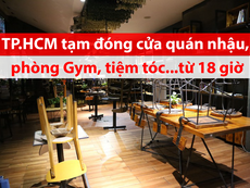 Video: Toàn cảnh TP.HCM đóng cửa hàng quán để chống COVID-19