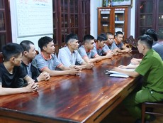 Bắt nhóm đánh bạc dưới hình thức bầu cua
