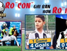 Ronaldo 'con' khoác áo Juventus ghi bàn như máy