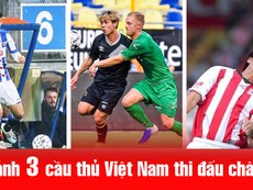 So sánh 3 cầu thủ Việt Nam thi đấu ở châu Âu