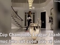 Cúp Champions League thành mục tiêu 'bắn giấy'
