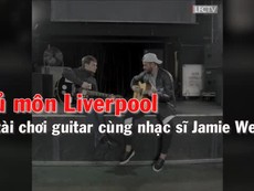 Thủ môn Becker 'bỏ găng' biến thành nghệ sĩ guitar