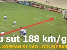 Cú sút phạt 188 km/h đưa Koeman đi vào lịch sử Barca