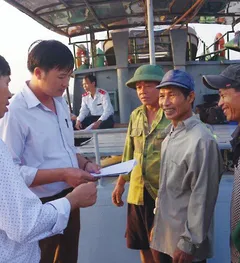 Chi cục Thủy sản tỉnh Thái Bình thường xuyên kiểm tra, phổ biến các nội dung phòng, chống khai thác IUU.