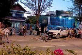 Ninh Thuận: Người phụ nữ bị xe tải tông tử vong khi tránh ôtô trên vỉa hè