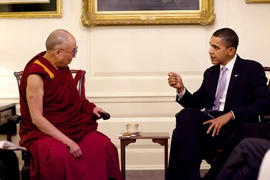 Đạt Lai Lạt Ma và Tổng thống Obama lần đầu tiên cùng xuất hiện trước công chúng?