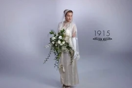 Clip hot: Lịch sử 100 năm chiếc váy cưới