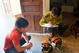 Đốí tượng phá rừng giáp ranh, làm thuê cho trưởng CA xã