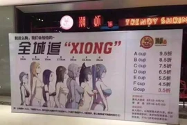 Sốc: Nhà hàng Trung Quốc giảm giá theo cỡ ngực