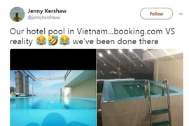 Du khách 'té ngửa' với mánh quảng cáo hồ bơi khách sạn 