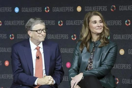 Vợ chồng tỉ phú Bill Gates. Ảnh: BANGKOK POST