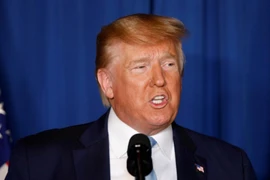 Twitter đã gỡ xuống một hình ảnh mà Tổng thống Mỹ Donald Trump đăng lên trước đó, sau khi nhận được khiếu nại bản quyền. Ảnh: REUTERS