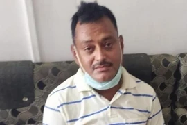 Tội phạm Vikas Dubey. Ảnh: MP POLICE/BBC