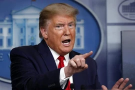 Ông Trump cho rằng Trung Quốc đã gây đại dịch toàn cầu. Ảnh: AFP