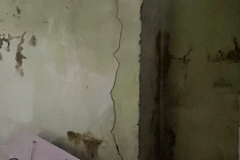 Nhiều nhà nứt toác, dân sống gần 'hố tử thần' ở Đà Nẵng lo lắng