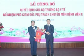 Bệnh viện E có tân phó giám đốc
