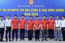 Việt Nam về nhì tại Olympic Tin học châu Á Thái Bình Dương, đồng hạng Nhật Bản