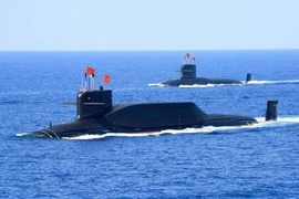 Tàu ngầm Trung Quốc. Ảnh: REUTERS