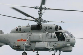 Trực thăng chống ngầm Ka-28. Ảnh: Bộ Quốc phòng Nhật
