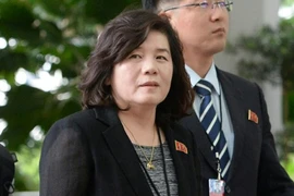 Tân Ngoại trưởng Triều Tiên Choe Son-hui. Ảnh: AFP