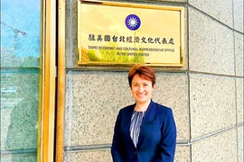Bà Tiêu Mỹ Cầm - người đứng đầu Văn phòng Kinh tế và Văn hóa Đài Bắc tại Mỹ. Ảnh: FACEBOOK
