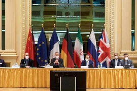Một cuộc đàm phán về thỏa thuận hạt nhân Iran vào năm 2021. Ảnh: GETTY IMAGES