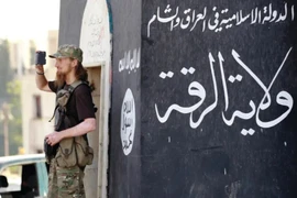 Một chiến binh IS ở tỉnh Raqqa phía bắc Syria vào năm 2014. Ảnh: REUTERS