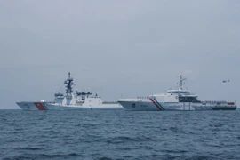 Mỹ, Philippines đồng ý nối lại hoạt động tuần tra hàng hải chung trên Biển Đông. Ảnh: U.S. 7th Fleet