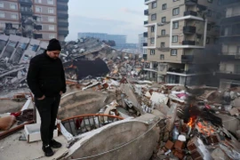 Một khung cảnh tại thành phố Hatay sau trận động đất kinh hoàng vào ngày 6-2. Video: REUTERS