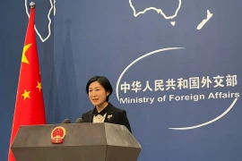 Người phát ngôn Bộ Ngoại giao TQ Mao Ninh. Ảnh: Yew Lun Tian/REUTERS