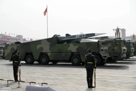 Trung Quốc tuyên bố thử nghiệm thành công đánh chặn tên lửa giai đoạn giữa vào ngày 14-4-2022. Ảnh: Mark Schiefelbein/REUTERS