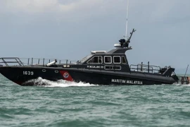 Một con tàu của Cơ quan Thực thi Hàng hải Malaysia. Ảnh: Mohd Rasfan/AFP