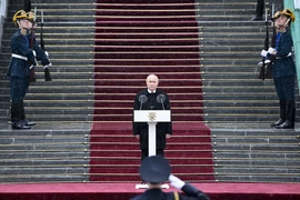 Chùm ảnh nổi bật trong lễ nhậm chức của ông Putin