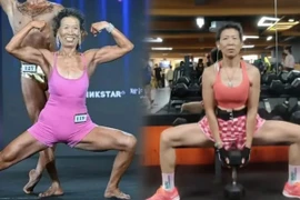 Cụ bà 71 tuổi cơ bụng sáu múi giành huy chương cuộc thi thể hình