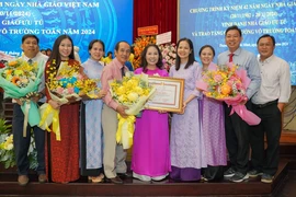 TP.HCM vinh danh 14 nhà giáo ưu tú và 50 nhà giáo tiêu biểu đạt Giải thưởng Võ Trường Toản 2024