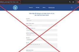 Cảnh báo website giả mạo BHXH Việt Nam để đánh cắp thông tin cá nhân