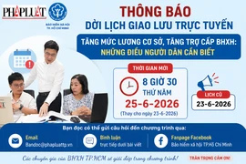 Buổi giao lưu trực tuyến về bảo hiểm xã hội dời đến ngày 25-6