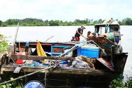 2 mẹ con mất tích trên ghe bị chìm ở sông Sài Gòn