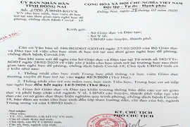 Đồng Nai: Chốt thời gian học sinh đi học trở lại 