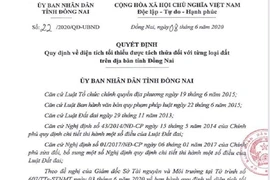 Đồng Nai ban hành quy định mới về tách thửa đất
