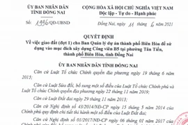 Đồng Nai xây dựng thêm công viên giữa lòng TP Biên Hòa