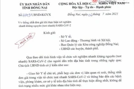 Đồng Nai: Hỏa tốc rà soát giá tiền xét nghiệm test nhanh COVID-19