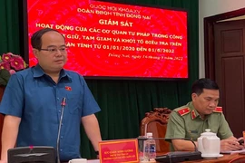 Đoàn ĐBQH tỉnh Đồng Nai giám sát công tác tạm giữ, tạm giam và khởi tố điều tra 