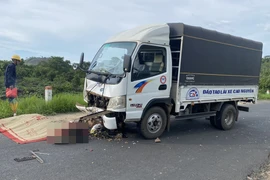 Học viên lái xe tải tông chết người 