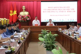 Công bố quyết định kiểm tra của Bộ Chính trị tại Ban Thường vụ Tỉnh ủy Đắk Lắk