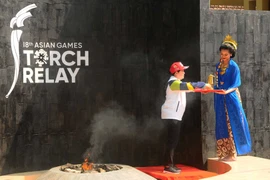 Đuốc thiêng Asiad đã về Indonesia