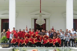 Tổng thống Widodo động viên tinh thần U-23 Indonesia