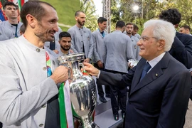Hình ảnh Ý ăn mừng ở Rome